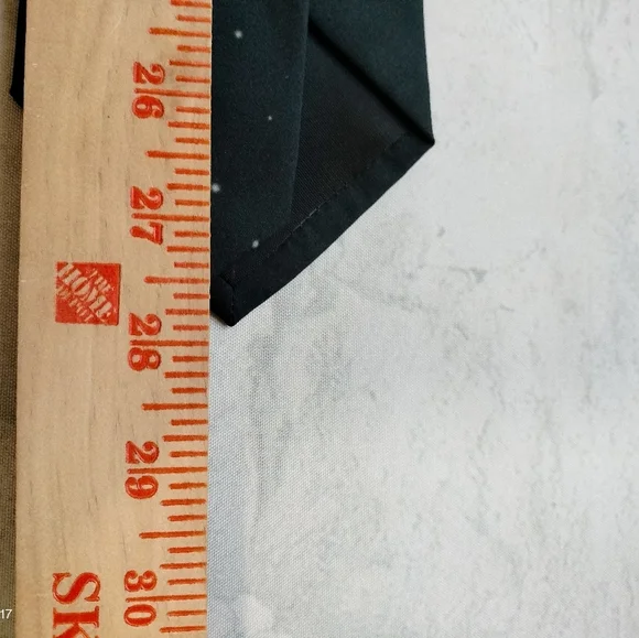 Cremieux Silk Necktie Tie Blue Red Geometric Pattern Handmade in USA Textured - Picture 7 of 7